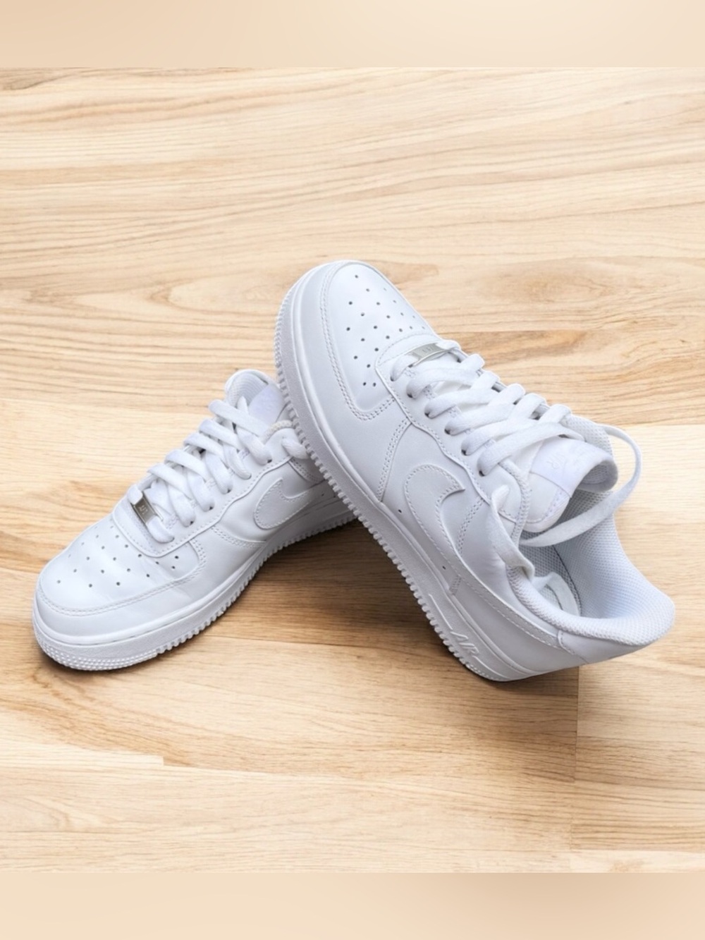 Nike Air Force 1 Sneakers White US 5Y/ Women’s US 6.5 EUR 37.5 CM 23.5 Authentic